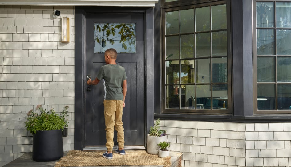 Vivint Smart Lock on home in San Francisco